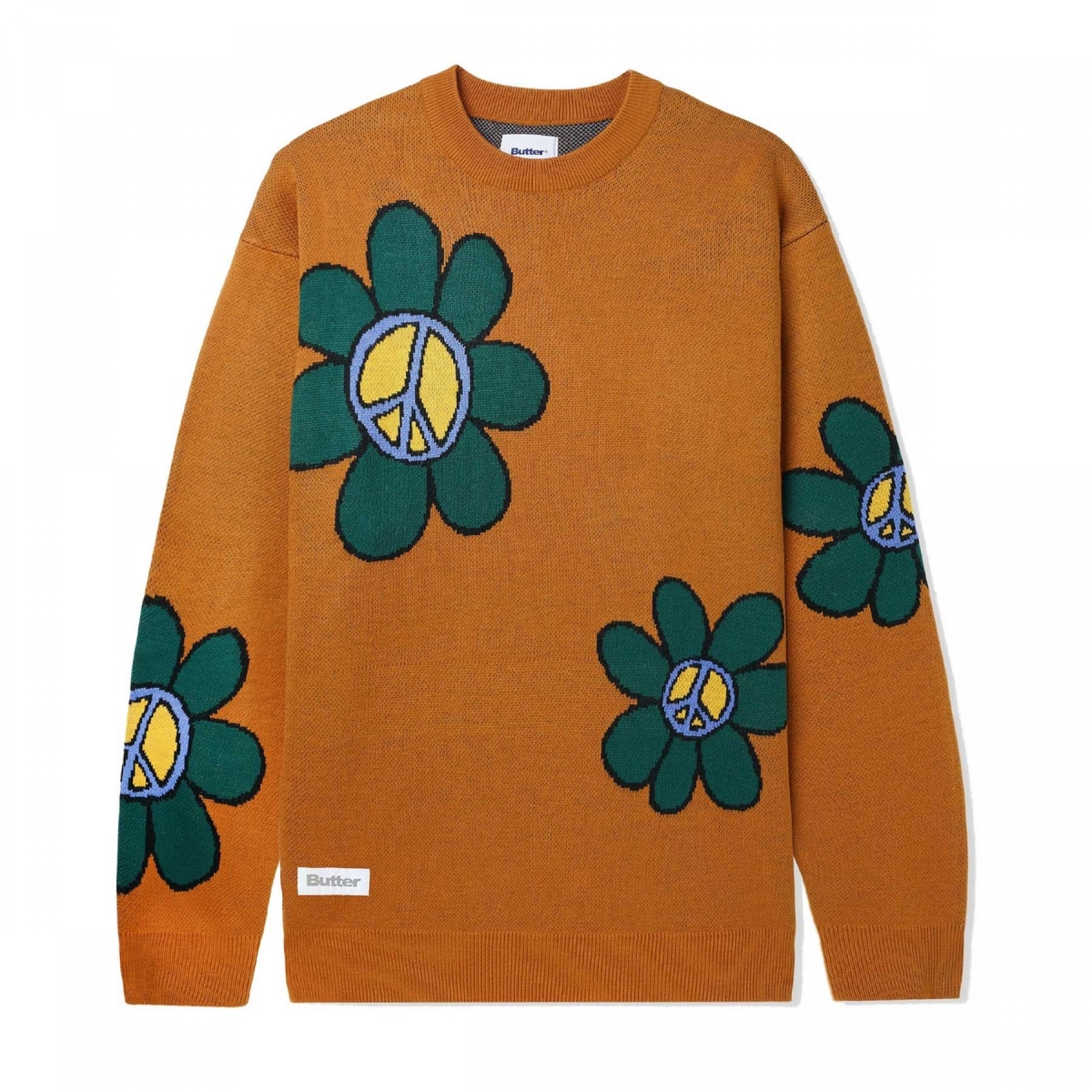 Maglione Flowers Knitted