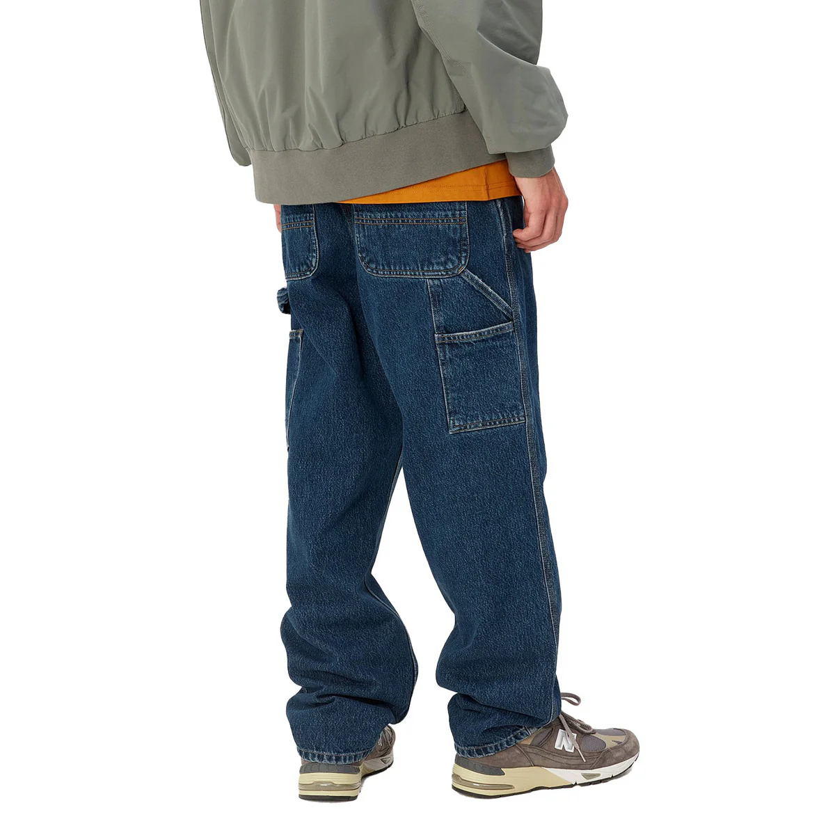 Pantaloni Single Knee In Denim - Image 4