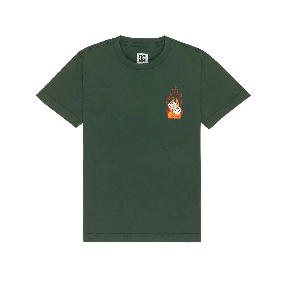 T-Shirt Burning Dice Bambino