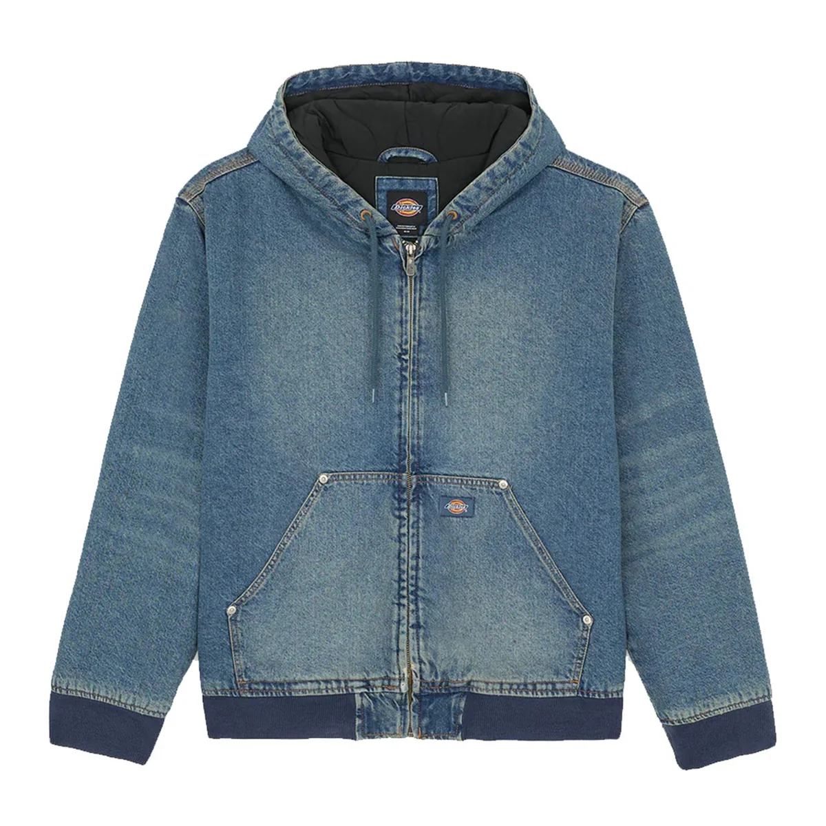 Giacca Denim Con Cappuccio Hilham