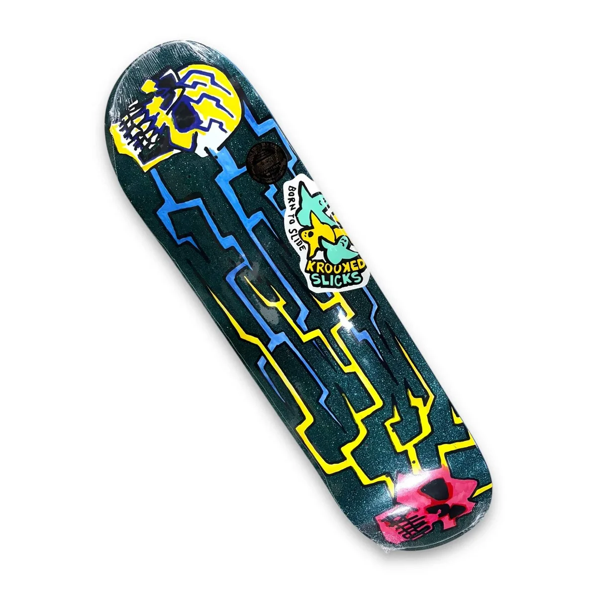 Tavola Worrest Skulls And Bolts - 8.3" Twin Tail S