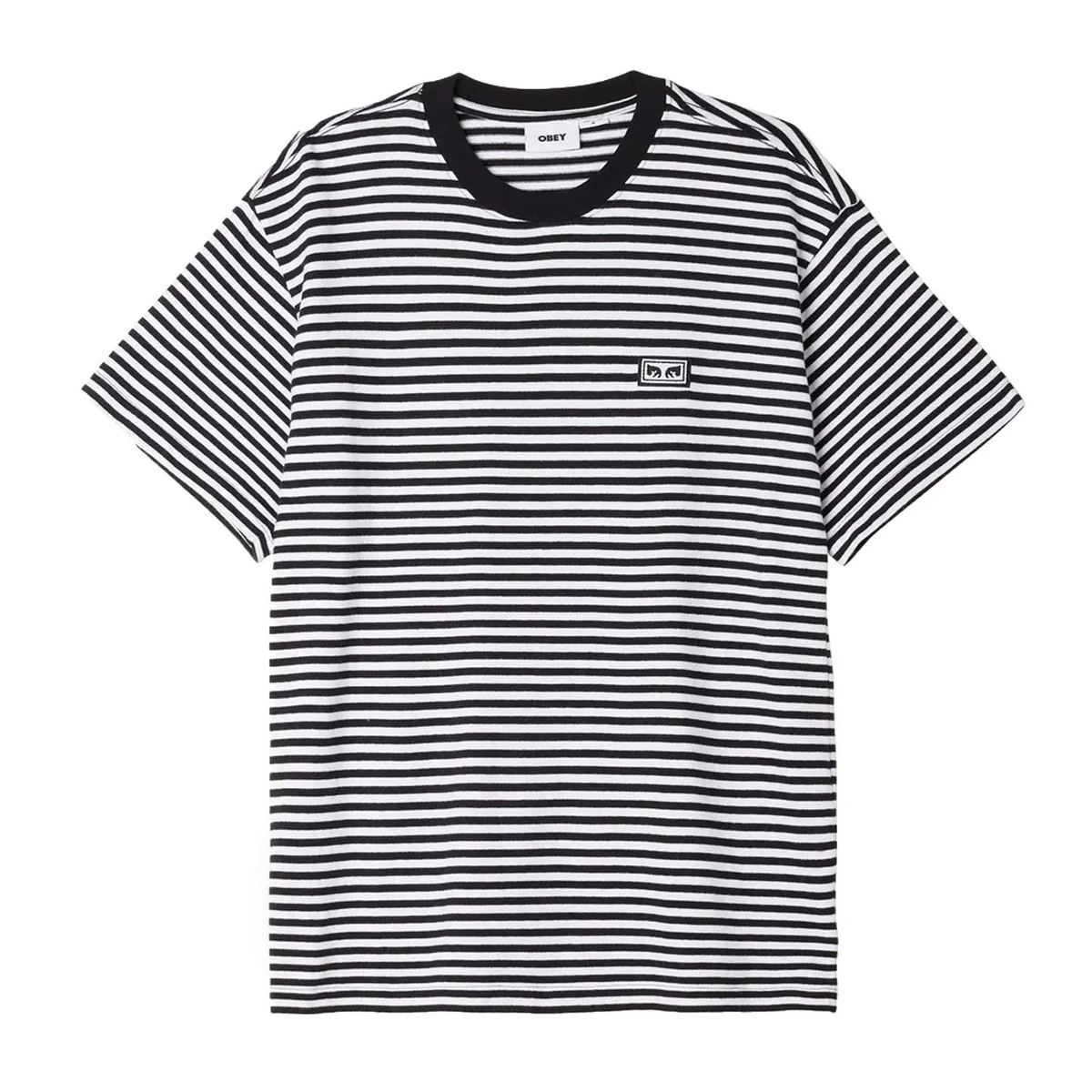 T Shirt Established Works Eyes Stripe