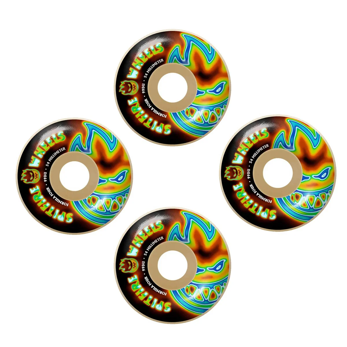Ruote Formula 4 99du Big Radioactive 54mm
