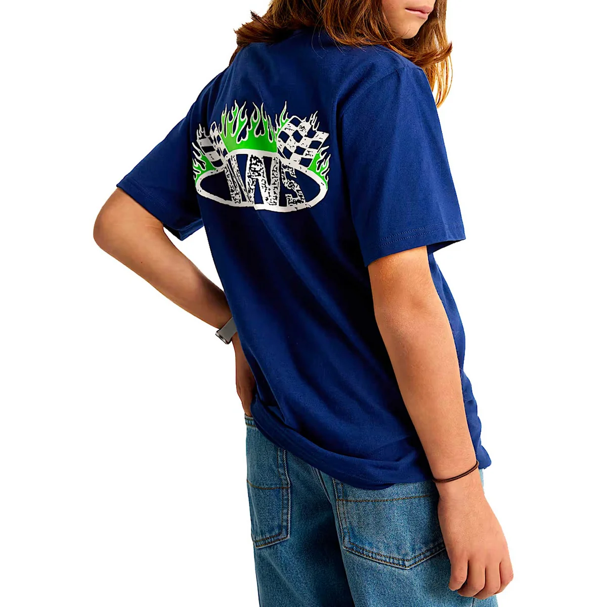 T-Shirt Racing Flames Bambino - Image 4